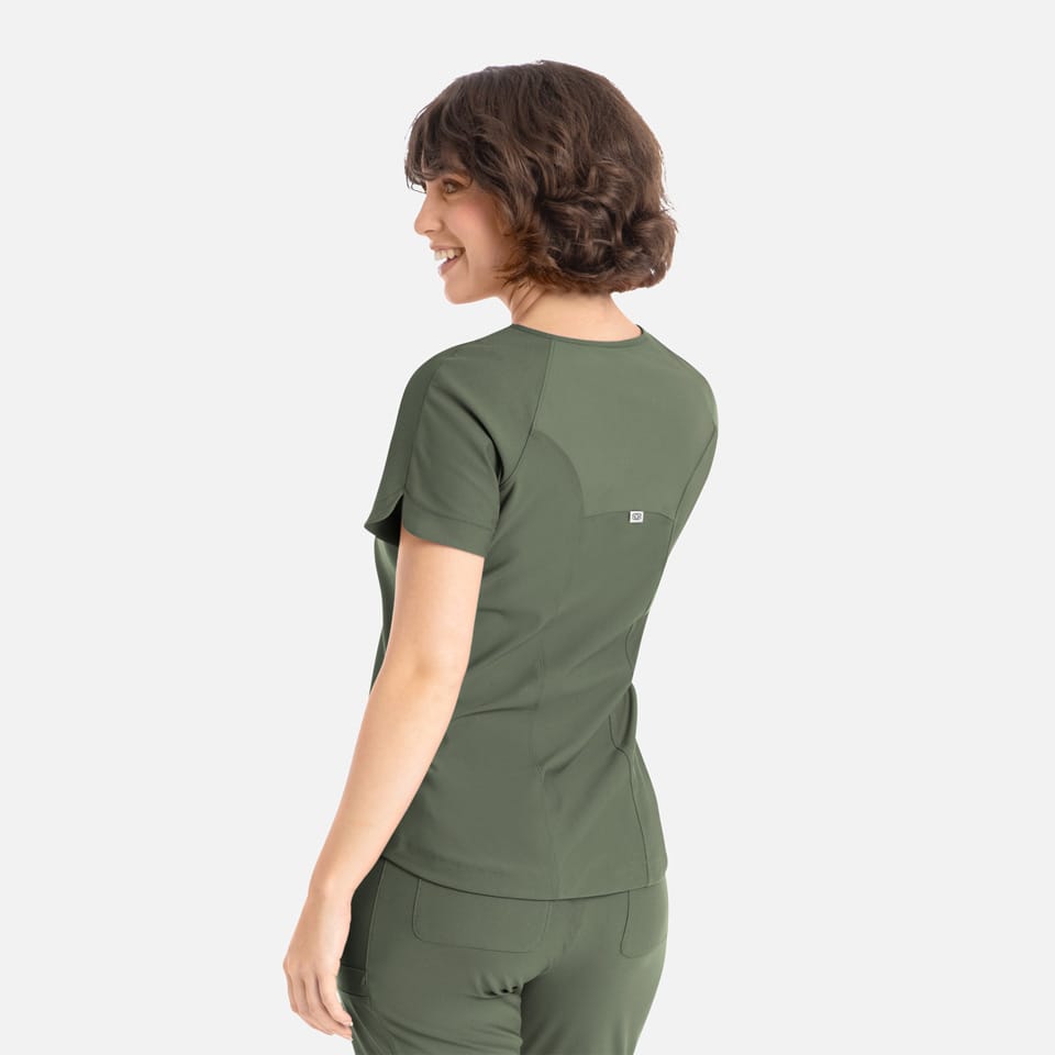 Luna Raglan Scrub Top | 2502