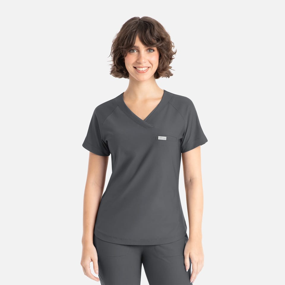 Luna Raglan Scrub Top | 2502