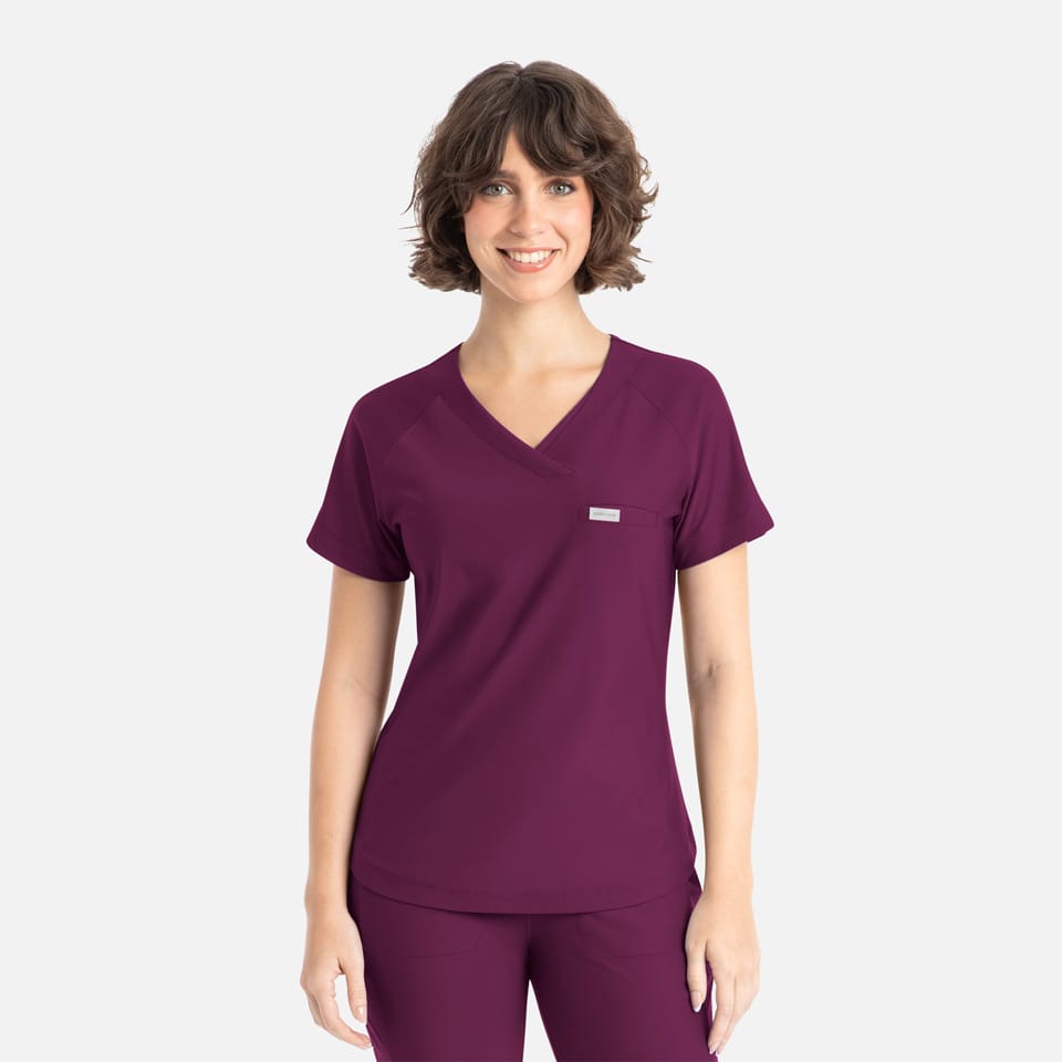 Luna Raglan Scrub Top | 2502