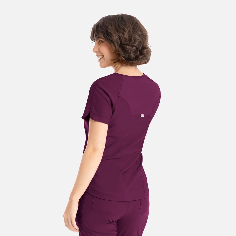 Luna Raglan Scrub Top | 2502