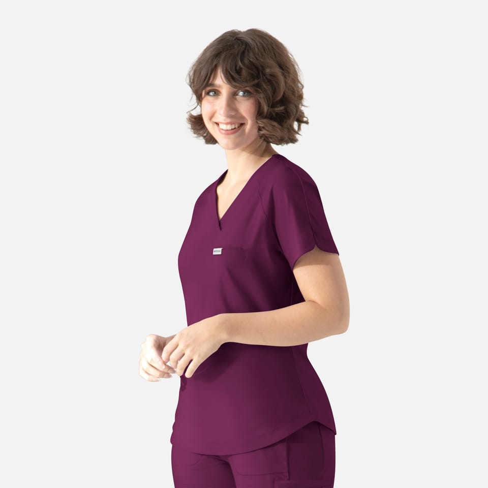 Luna Raglan Scrub Top | 2502