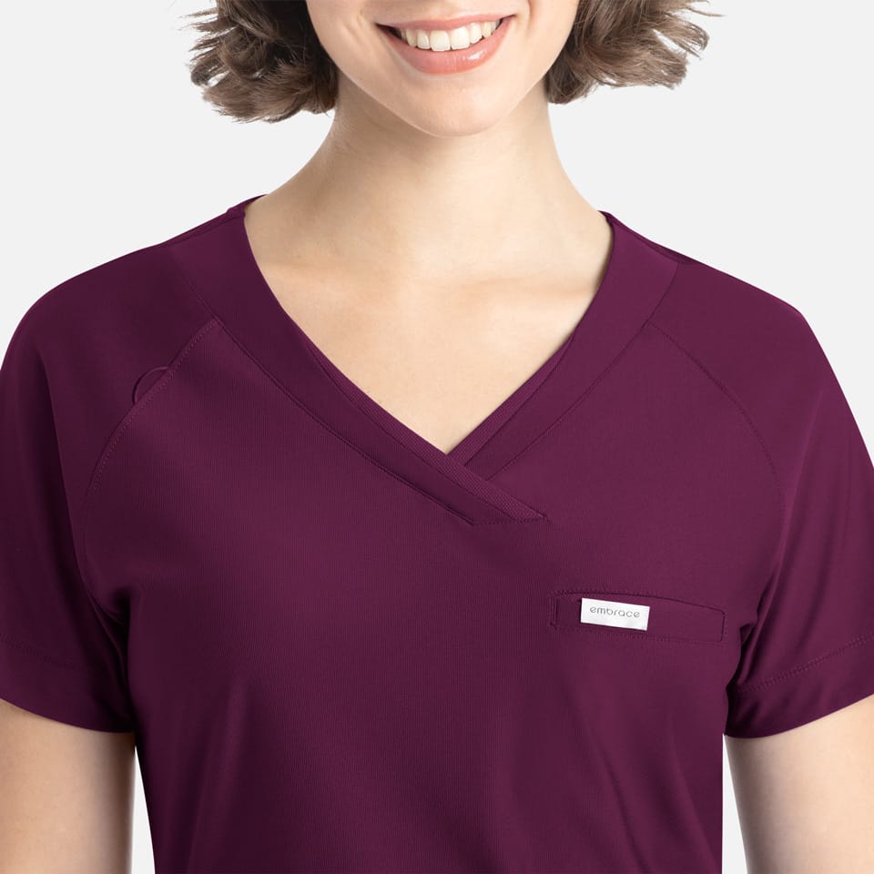 Luna Raglan Scrub Top | 2502