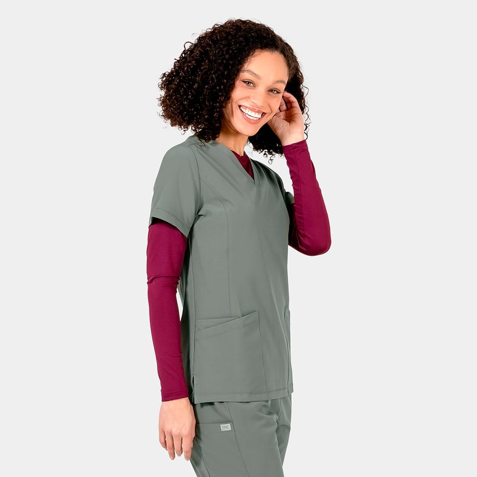 Women's V-Neck Top | 4801