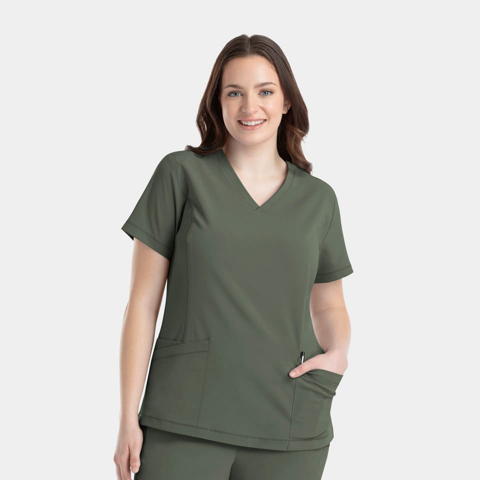 Women's V-Neck Top | 4801