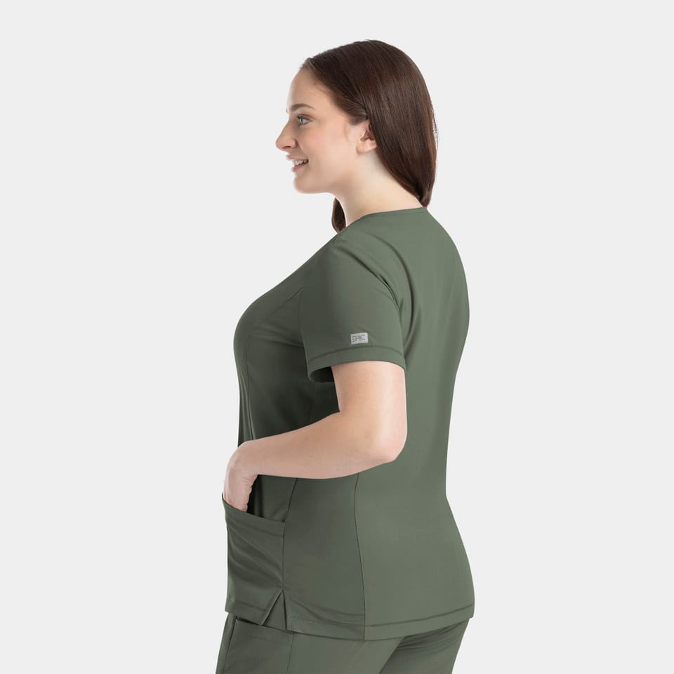 Women's V-Neck Top | 4801
