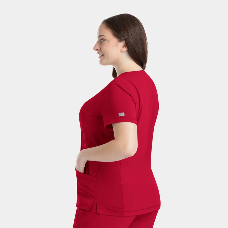 Women's V-Neck Top | 4801