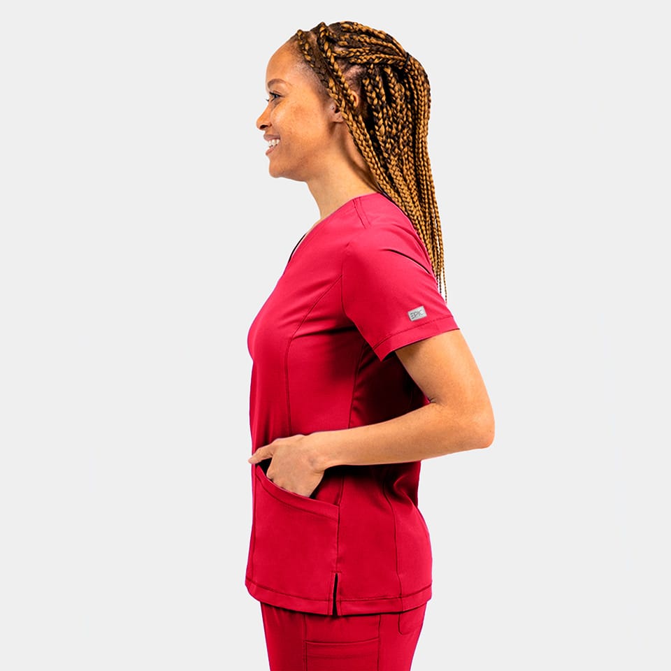 Women's V-Neck Top | 4801