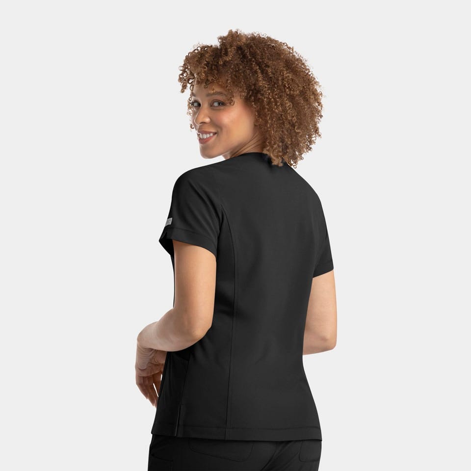 Women's Notched Neck Top | 4802