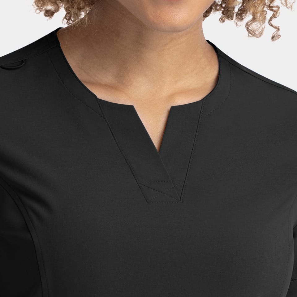 Women's Notched Neck Top | 4802