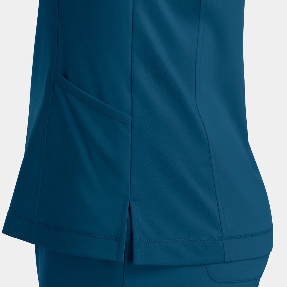 Women's Notched Neck Top | 4802