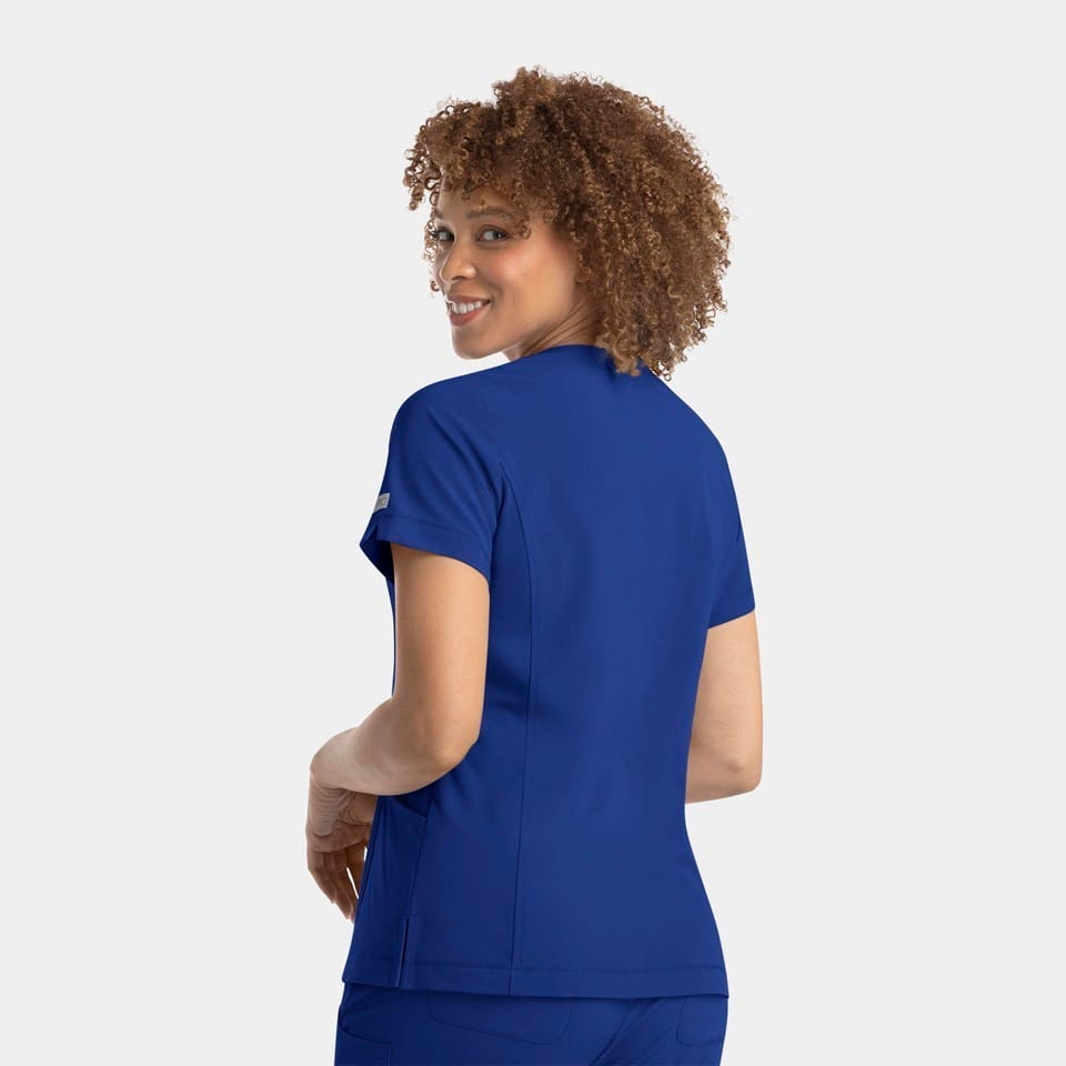 Women's Notched Neck Top | 4802