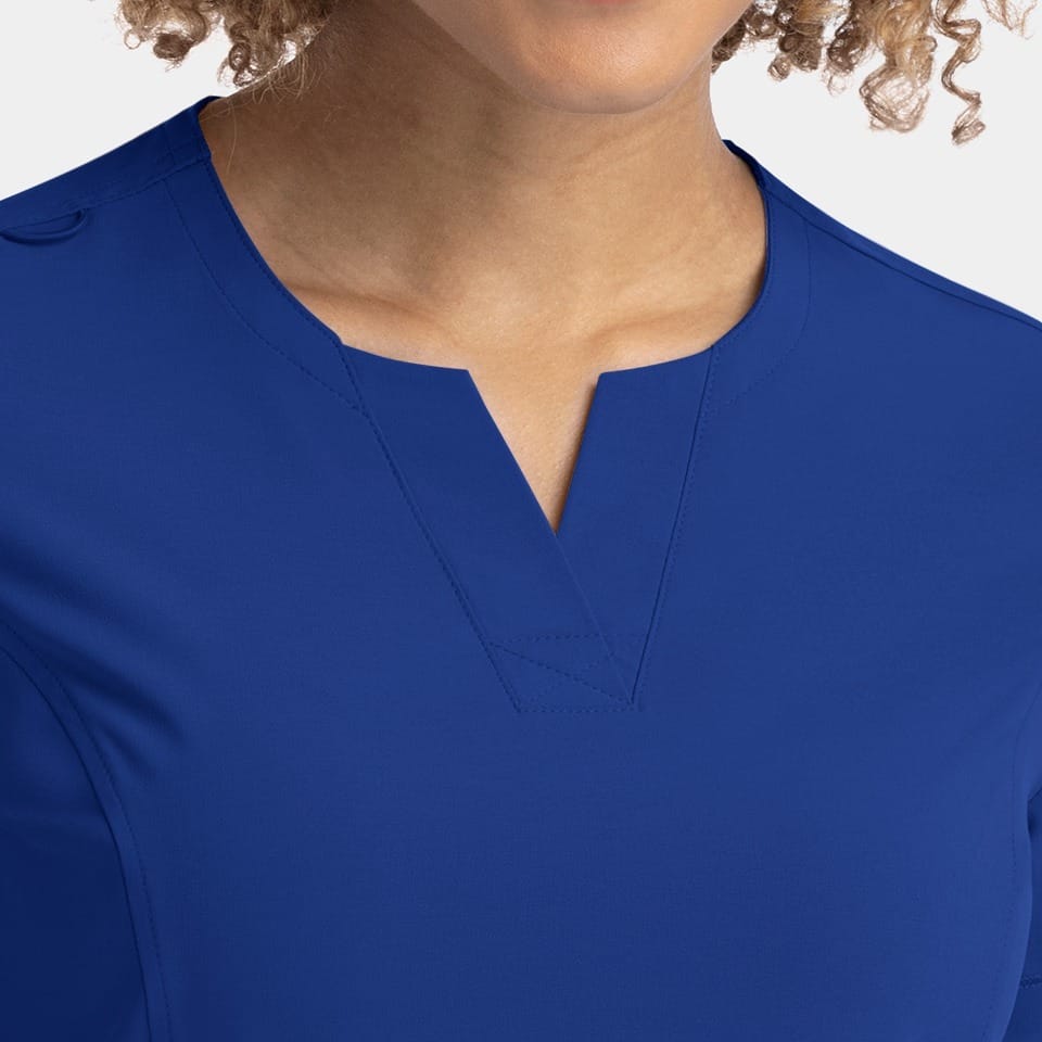Women's Notched Neck Top | 4802