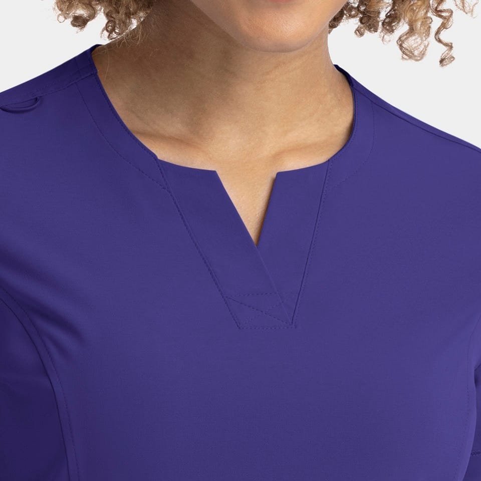 Women's Notched Neck Top | 4802