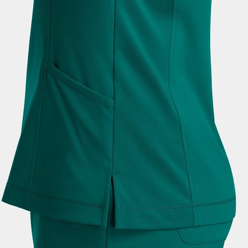 Women's Notched Neck Top | 4802