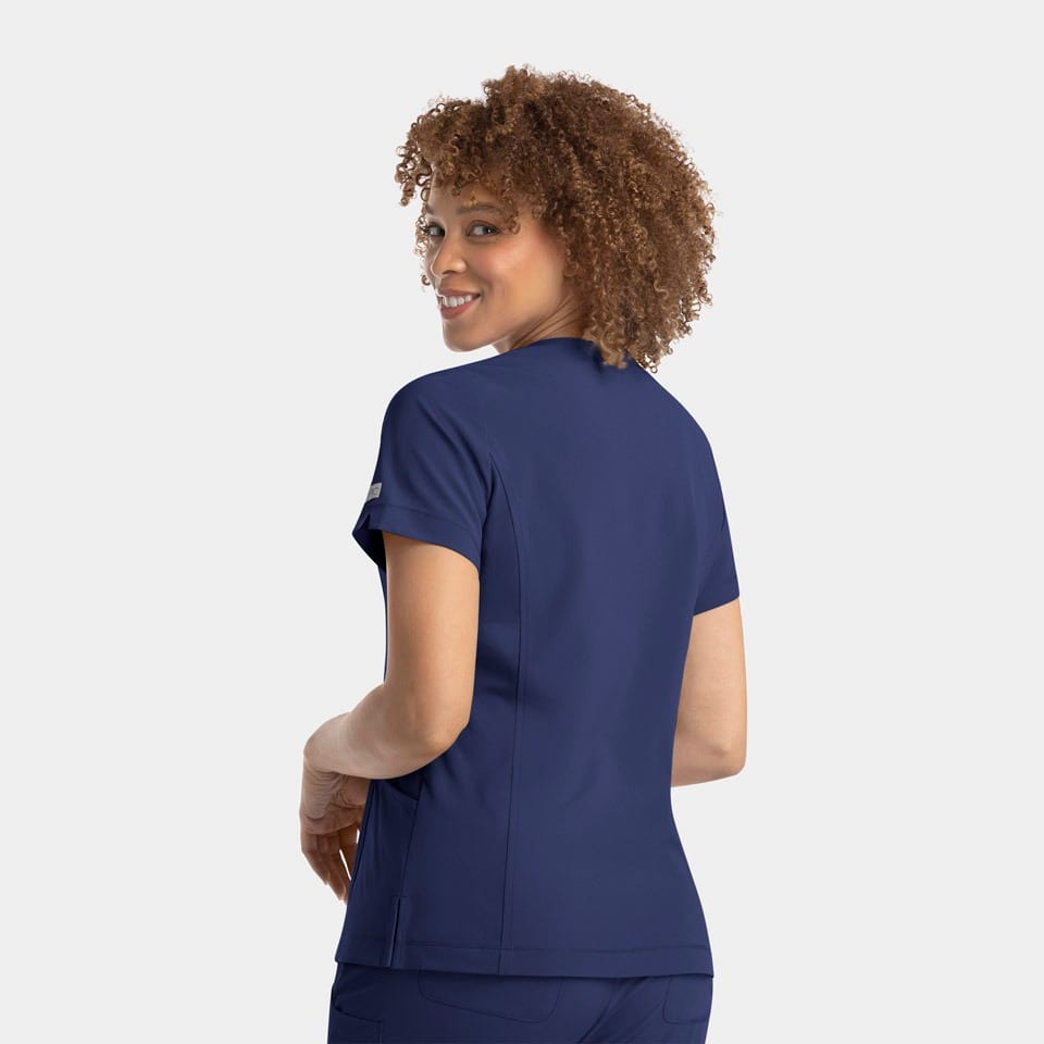 Women's Notched Neck Top | 4802