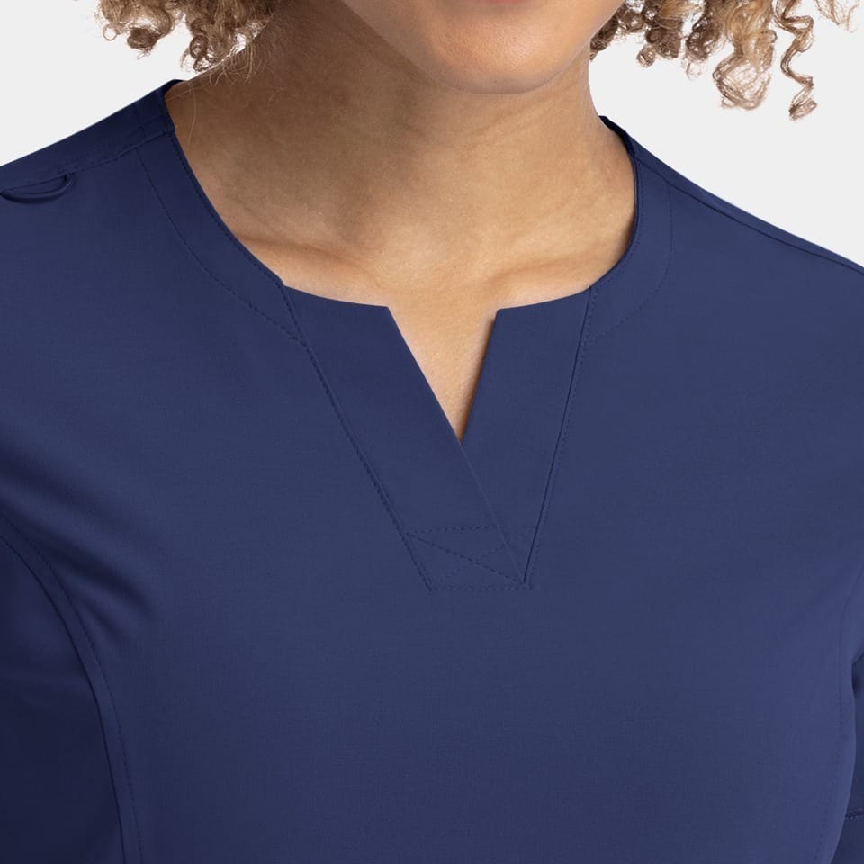Women's Notched Neck Top | 4802