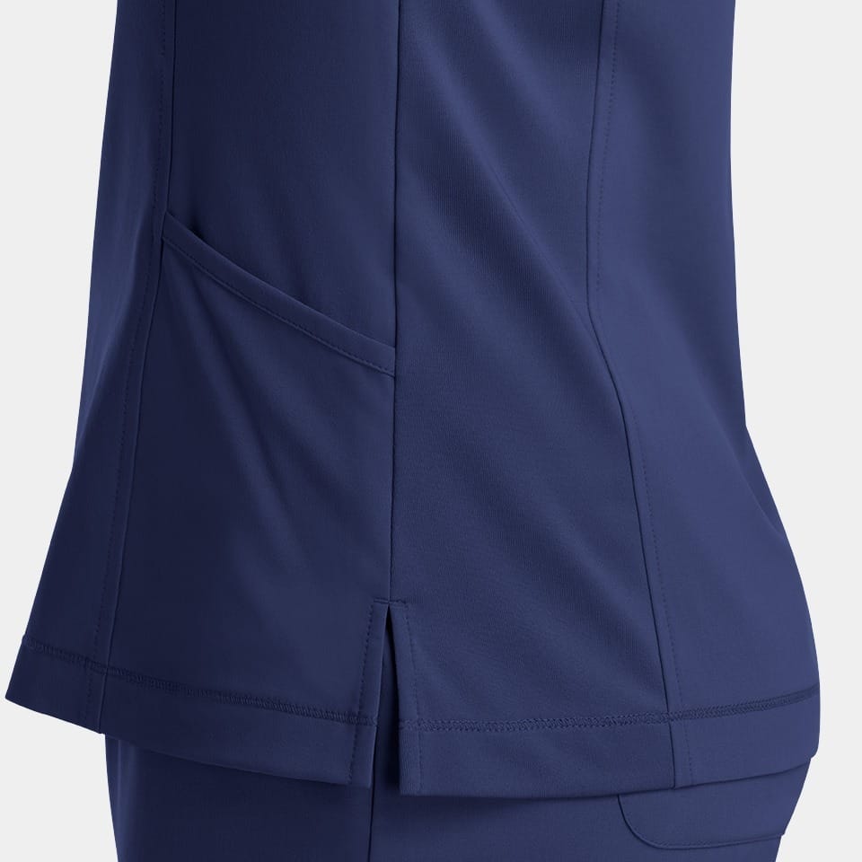 Women's Notched Neck Top | 4802