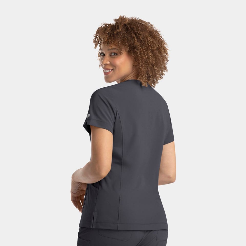 Women's Notched Neck Top | 4802