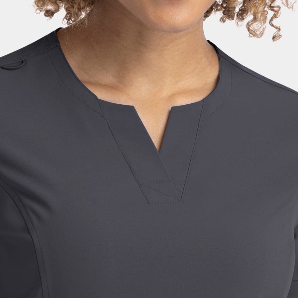Women's Notched Neck Top | 4802