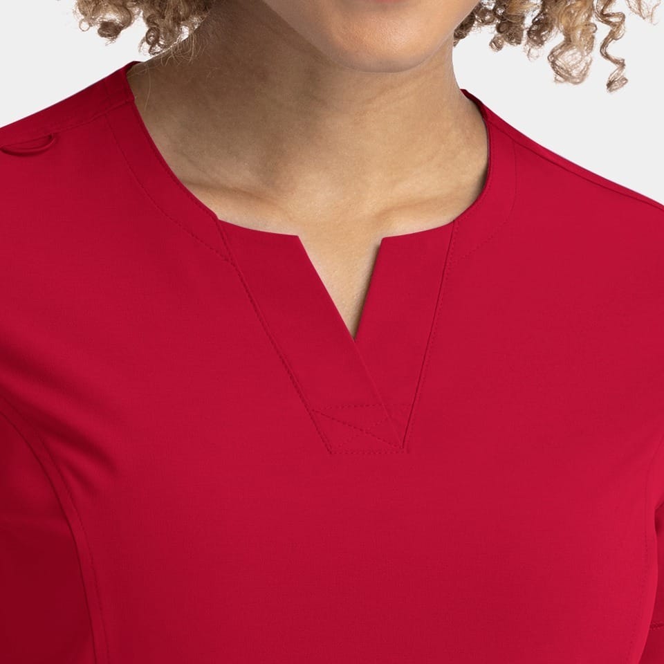 Women's Notched Neck Top | 4802