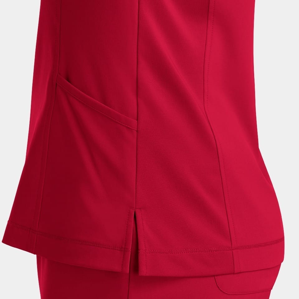 Women's Notched Neck Top | 4802