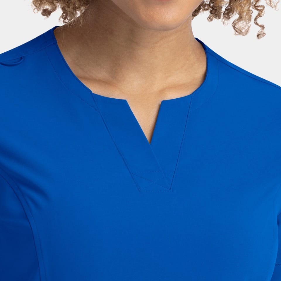 Women's Notched Neck Top | 4802