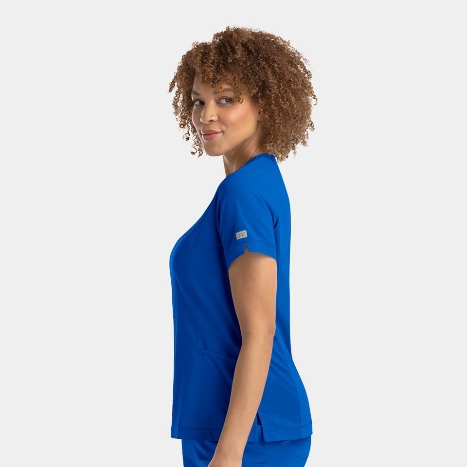 Women's Notched Neck Top | 4802