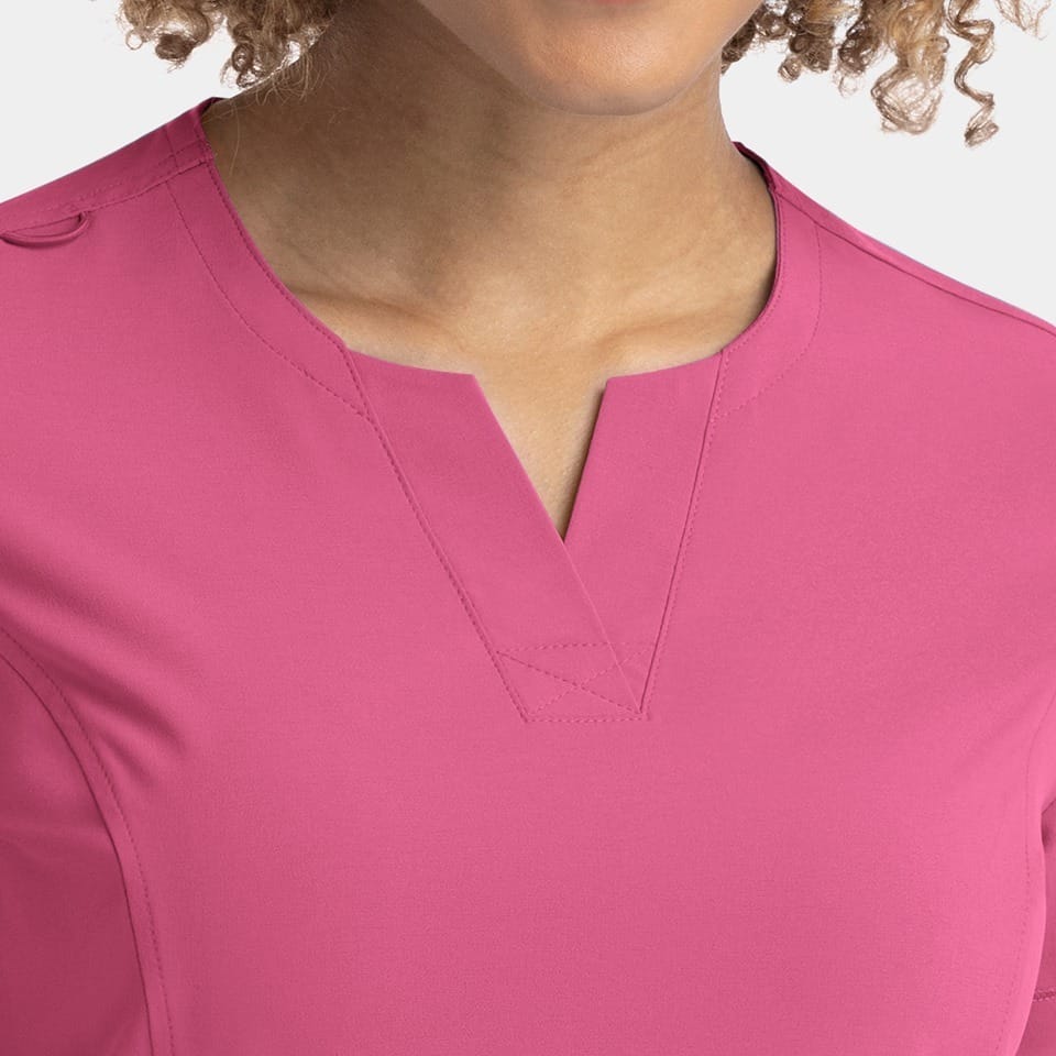 Women's Notched Neck Top | 4802