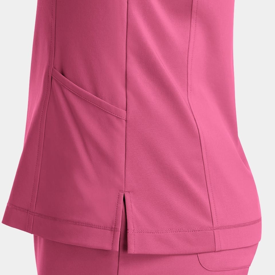Women's Notched Neck Top | 4802