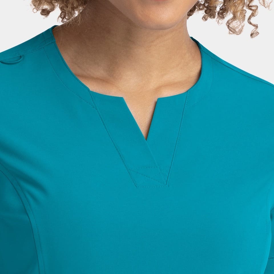 Women's Notched Neck Top | 4802