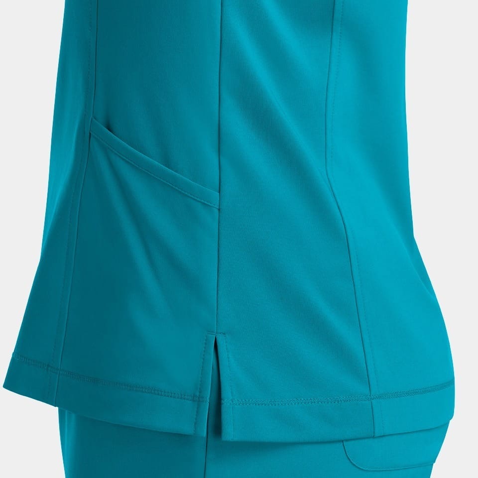 Women's Notched Neck Top | 4802