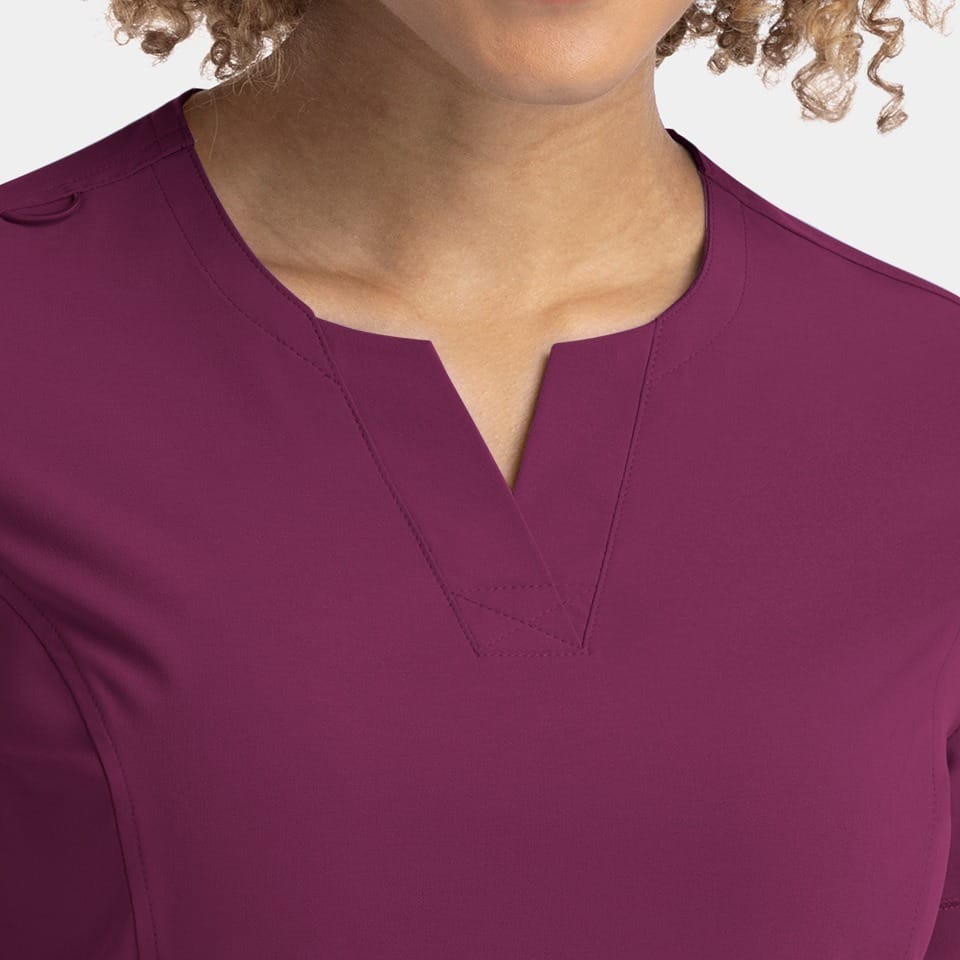 Women's Notched Neck Top | 4802
