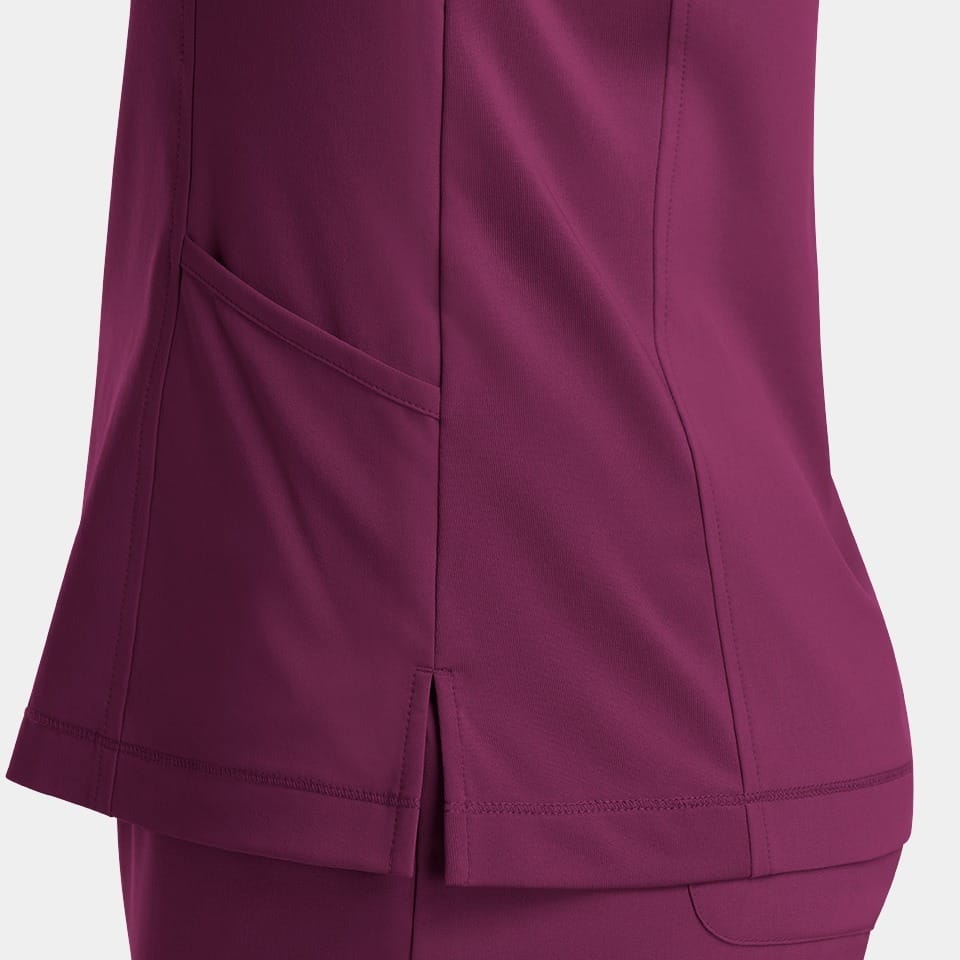 Women's Notched Neck Top | 4802