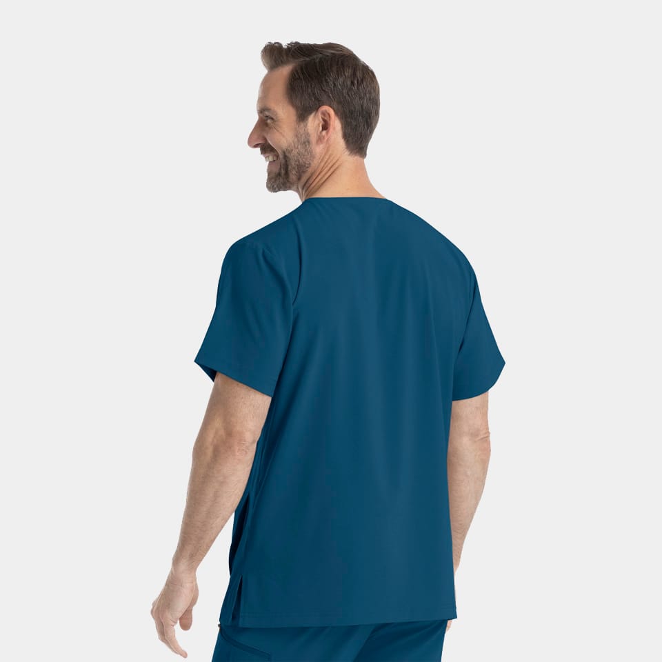 Men's V-Neck Scrub Top | 4851