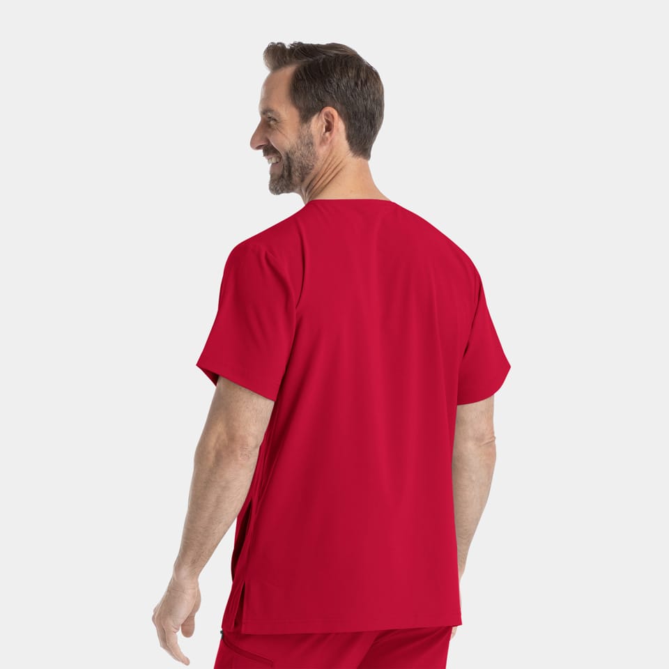 Men's V-Neck Scrub Top | 4851