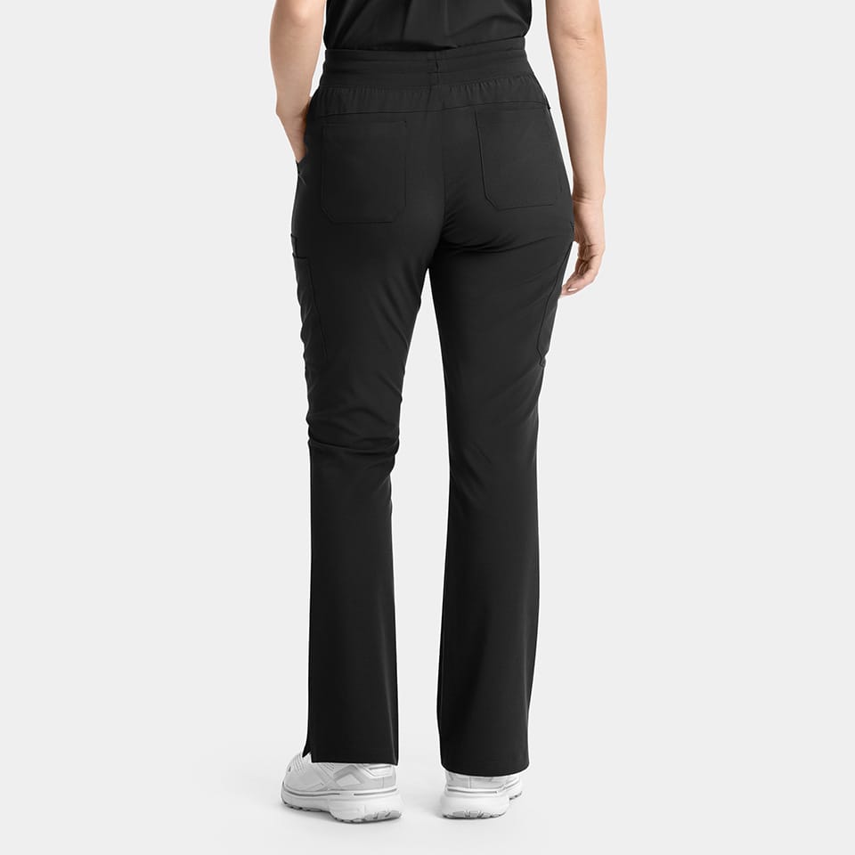 Yoga Waistband Flare Scrub Pants | 9813