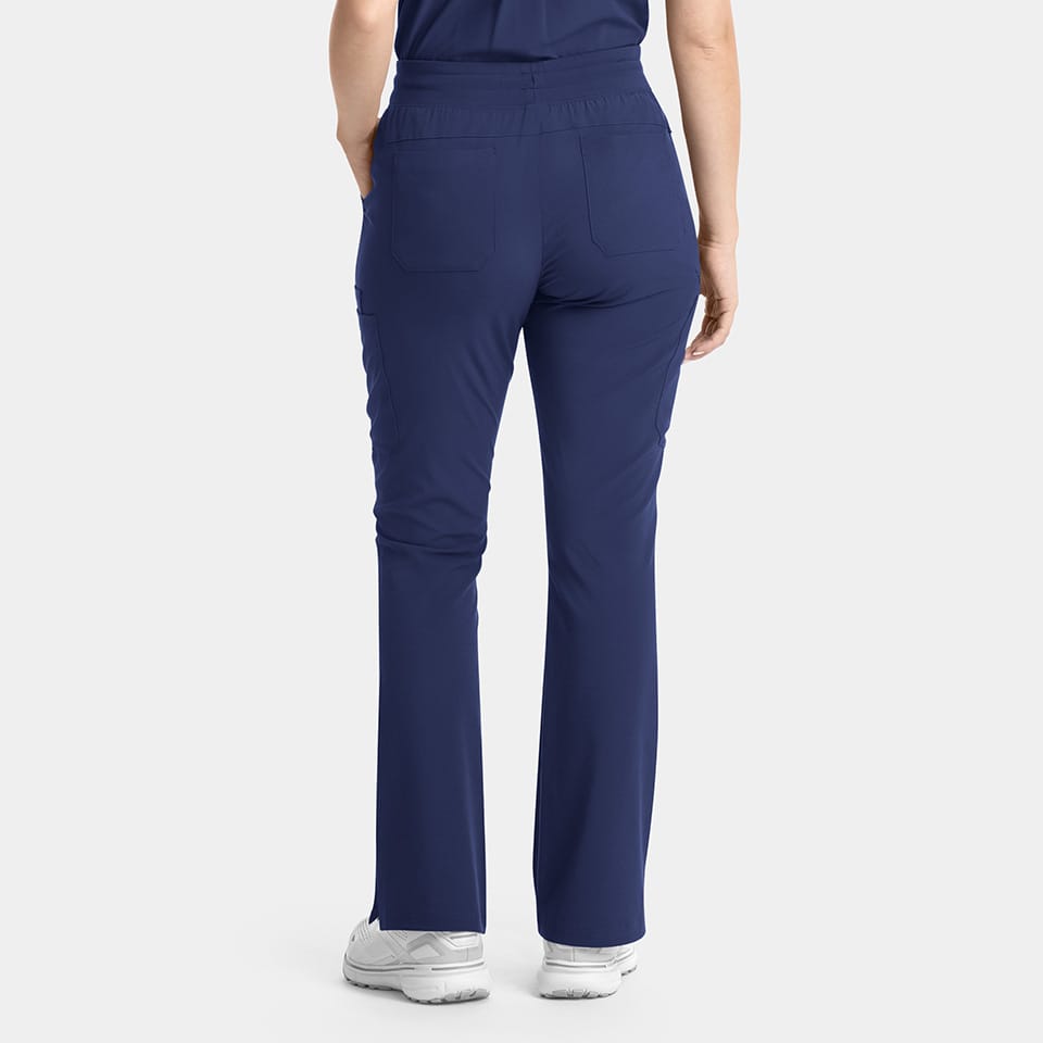 Yoga Waistband Flare Scrub Pants | 9813