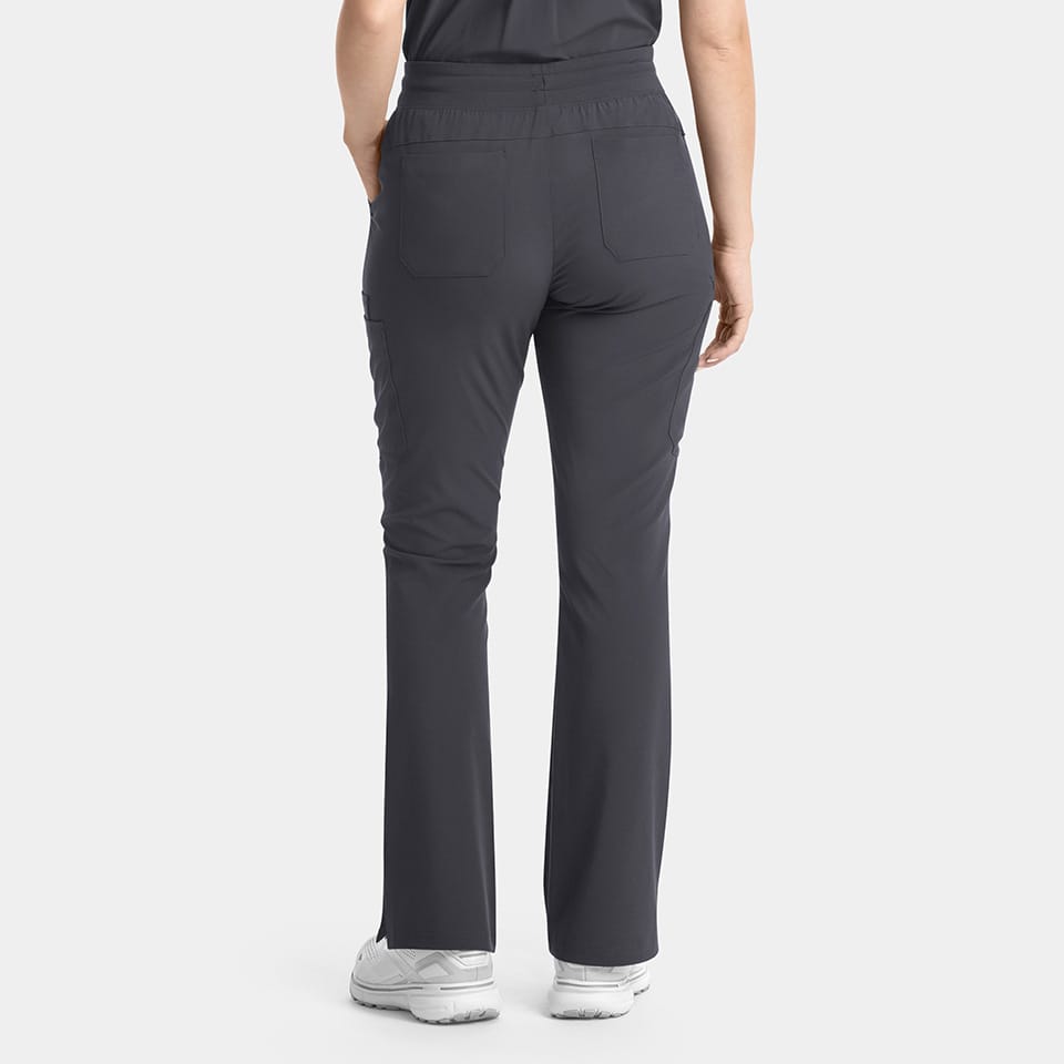 Yoga Waistband Flare Scrub Pants | 9813