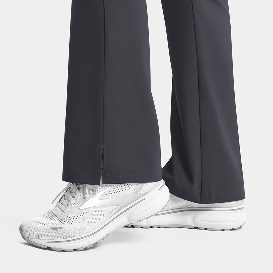 Yoga Waistband Flare Scrub Pants | 9813