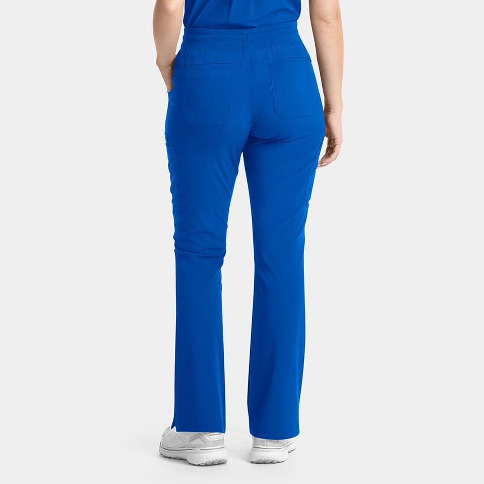 Yoga Waistband Flare Scrub Pants | 9813