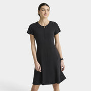 Aria 2-Pocket Round Neck Knee Length Dress |GRGD971
