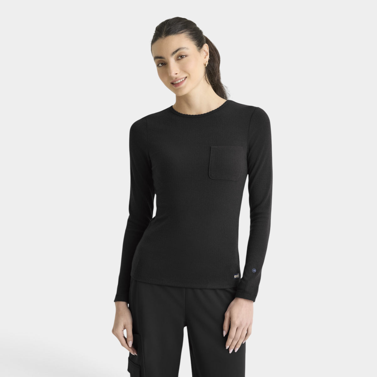 Origin 1-Pocket Crew Neck Long Sleeve Tee | GRGK322