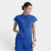 Aria 6-Pocket Sportneck Zip-Front Top | GRGT320