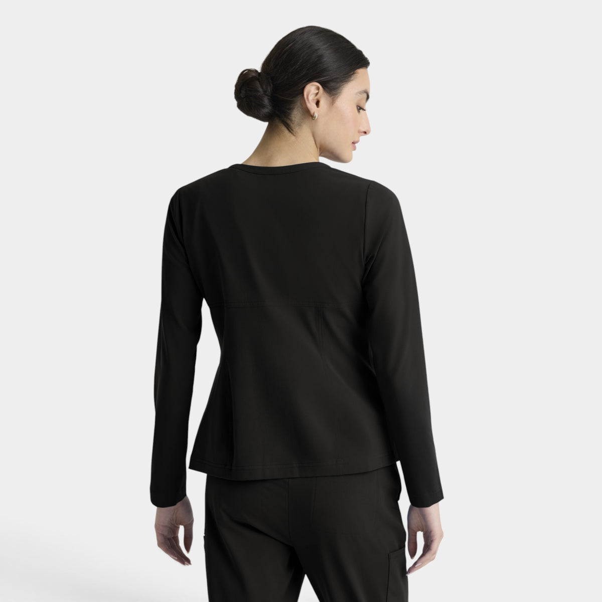 Spring 5-Pocket Round Neck Zip-Front Warm-Up Jacket | GRGW937