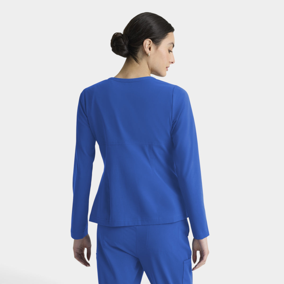 Spring 5-Pocket Round Neck Zip-Front Warm-Up Jacket | GRGW937