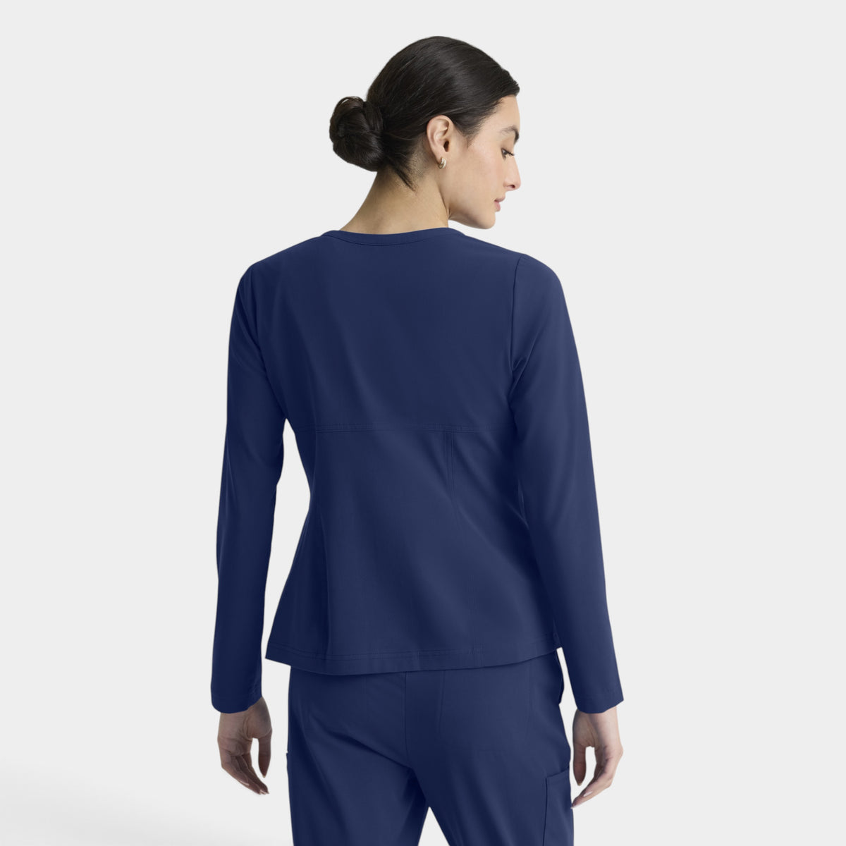 Spring 5-Pocket Round Neck Zip-Front Warm-Up Jacket | GRGW937