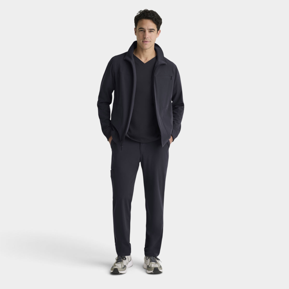 Phoenix 5-Pocket Collared Zip-Front Warm-Up Jacket | GRGW938