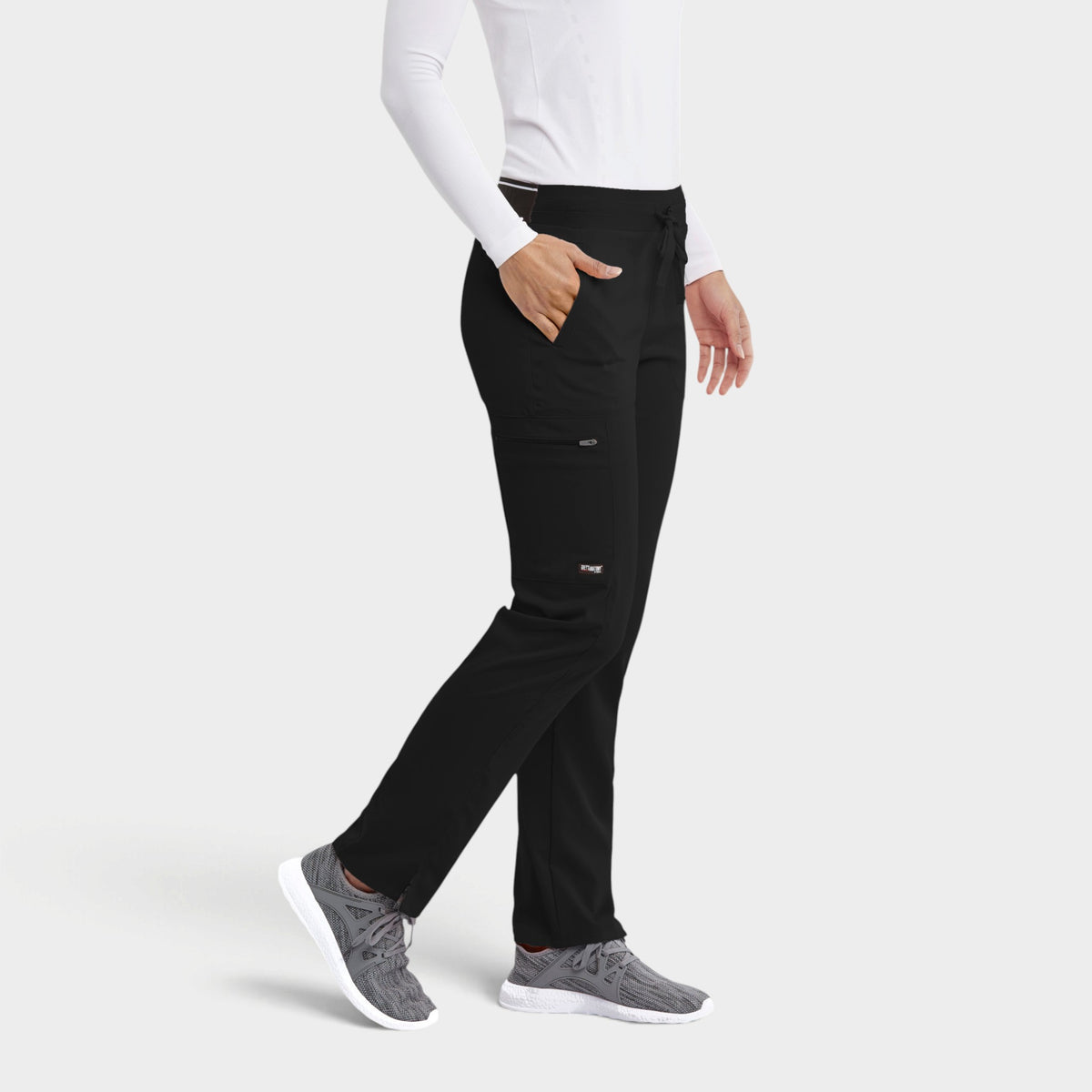 Kim 3-Pocket Mid-Rise Straight Leg Pant | GRSP500
