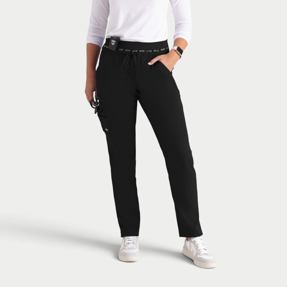 Serena 7-Pocket Mid-Rise Tapered Leg Pant | GRSP526