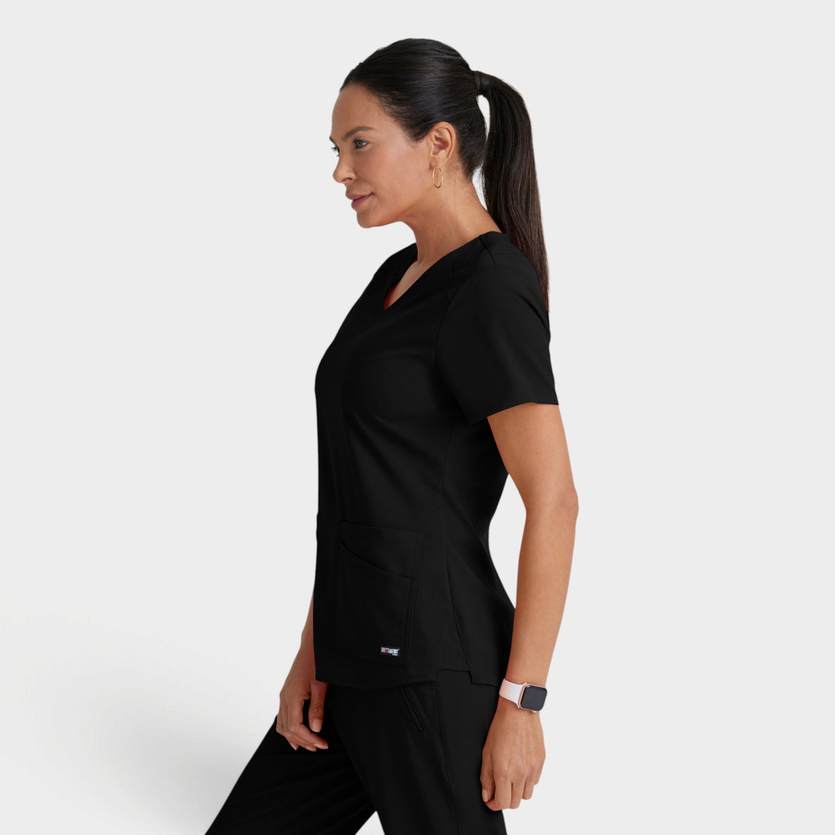 Emma 4-Pocket V-Neck Scrub Top | GRST011